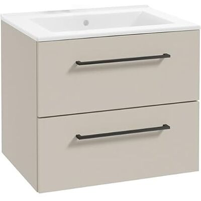 .Deftrans – Waschbeckenunterschrank 60 cm hängend – Badmöbel Set mit Waschbecken modern – Waschtisch mit Unterschrank Kaschmir matt – Badezimmer Unterschrank mit Schubladen Soft-Close .Deftrans – Waschbeckenunterschrank 60 cm hängend – Badmöbel Set mit Waschbecken modern – Waschtisch mit Unterschrank Kaschmir matt – Badezimmer Unterschrank mit Schubladen Soft-Close