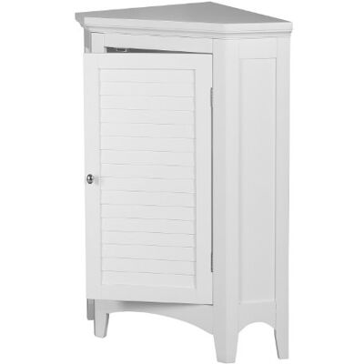 Teamson Home Elegant Home Fashions Badschrank Badmöbel Weiß Holzschrank Freistehende Badezimmer Teamson ELG-586 Teamson Home Elegant Home Fashions Badschrank Badmöbel Weiß Holzschrank Freistehende Badezimmer Teamson ELG-586