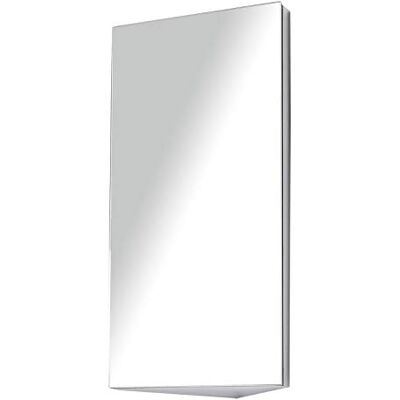 HOMCOM Badezimmer-Eckspiegel-Aufbewahrungsschrank, Edelstahl, Wandmontage, Einzeltür, 300 mm (B) HOMCOM Badezimmer-Eckspiegel-Aufbewahrungsschrank, Edelstahl, Wandmontage, Einzeltür, 300 mm (B)