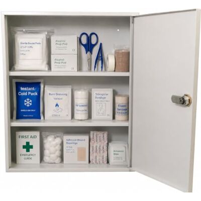LEOMAR Medizinschrank, Apothekerschrank aus Stahlblech, mit 2 Ablagen, Abschließbar, Hausapotheke inkl. 2 Schlüssel, Medikamentenschrank, Erste-Hilfe-Schrank mit Metalltüren, 14 x 35 x 42 cm LEOMAR Medizinschrank, Apothekerschrank aus Stahlblech, mit 2 Ablagen, Abschließbar, Hausapotheke inkl. 2 Schlüssel, Medikamentenschrank, Erste-Hilfe-Schrank mit Metalltüren, 14 x 35 x 42 cm