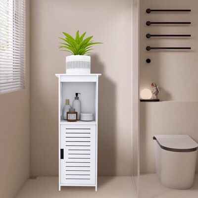 LANTUS WC Aufbewahrungsschrank Badschrank Schmal 26 x 20 x 75 cm Weiß LANTUS WC Aufbewahrungsschrank Badschrank Schmal 26 x 20 x 75 cm Weiß