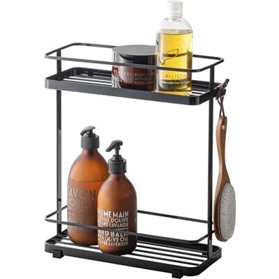 YAMAZAKI 6791 TOWER Dispenser Rack, black, Steel, 28 x 12 x 33.5 cm YAMAZAKI 6791 TOWER Dispenser Rack, black, Steel, 28 x 12 x 33.5 cm