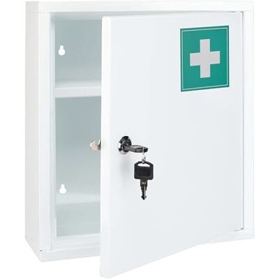 Bambelaa! Medizinschrank Hängend Groß Abschließbar Medikamentenschrank Arzneimittelschrank Arzneischrank Hausapotheke Schrank Organizer Apothekerschrank Medikamenten Aufbewahrung ca. 31,5 x 10 x 36 cm Bambelaa! Medizinschrank Hängend Groß Abschließbar Medikamentenschrank Arzneimittelschrank Arzneischrank Hausapotheke Schrank Organizer Apothekerschrank Medikamenten Aufbewahrung ca. 31,5 x 10 x 36 cm