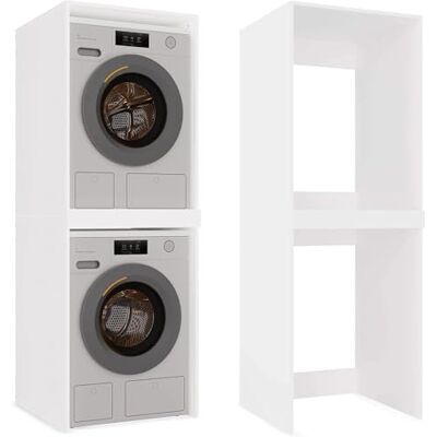 CDF Waschmaschinenschrank DOPPELT Hochschrank Waschmaschine Wäschetrockner DOPPELT Badschrank Trockner Schrank Waschmaschinenschrank Überbauschrank 64x64x180 cm Badregal Robuste Platte Weiß Pola CDF Waschmaschinenschrank DOPPELT Hochschrank Waschmaschine Wäschetrockner DOPPELT Badschrank Trockner Schrank Waschmaschinenschrank Überbauschrank 64x64x180 cm Badregal Robuste Platte Weiß Pola