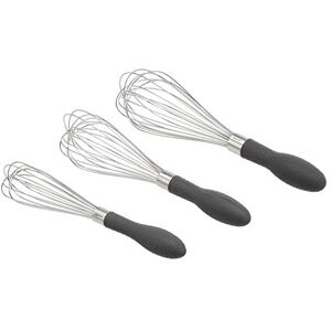 Amazon Basics Edelstahl Draht Schneebesen-Set - 3 Stück Amazon Basics Edelstahl Draht Schneebesen-Set - 3 Stück