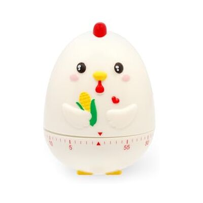 Legami Huhn Küchenzeitmesser - Manuell, Kein Akku, 60 Min Legami Huhn Küchenzeitmesser - Manuell, Kein Akku, 60 Min