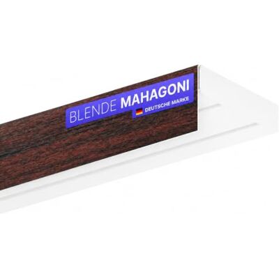 Bestlivings Blende Gardinenschiene Teak Optik 2m Kunststoffblende Warmer Teak-Ton, 5cm hoch, kürzbar, einfach aufschieben und fixieren, passend für alle Innenlaufschienen Bestlivings Blende Gardinenschiene Teak Optik 2m Kunststoffblende Warmer Teak-Ton, 5cm hoch, kürzbar, einfach aufschieben und fixieren, passend für alle Innenlaufschienen