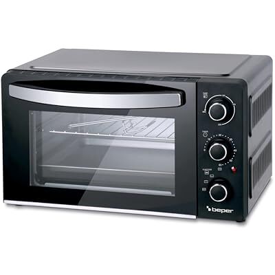 BEPER P101FOR020 Elektrobackofen 20L, 1300W, Timer bis zu 60 min, 3 Gararten, Inklusive Zubehör, Temperatur bis zu 230° BEPER P101FOR020 Elektrobackofen 20L, 1300W, Timer bis zu 60 min, 3 Gararten, Inklusive Zubehör, Temperatur bis zu 230°