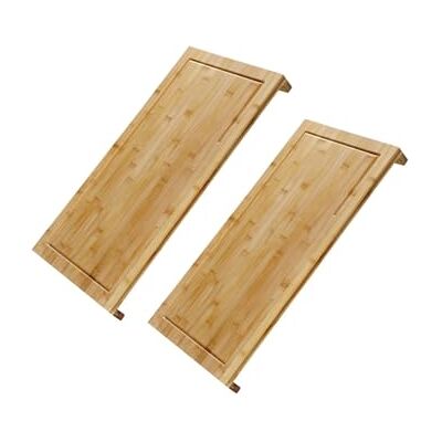 Kesper 2 Stück Schneide- und Abdeckplatte Bambusholz 54 x 28 x 4 cm große und robuste Herdabdeckung mit Saftrinne ideal auch als Schneidunterlage oder Servierbrett Kesper 2 Stück Schneide- und Abdeckplatte Bambusholz 54 x 28 x 4 cm große und robuste Herdabdeckung mit Saftrinne ideal auch als Schneidunterlage oder Servierbrett