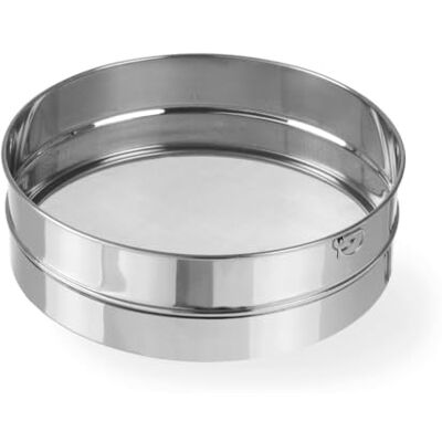 HENDI Backsieb, Rund, für Puderzucker, mit Aufhängeöse, ø250x(h)75, Edelstahl HENDI Backsieb, Rund, für Puderzucker, mit Aufhängeöse, ø250x(h)75, Edelstahl