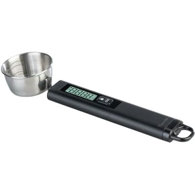 Rosenstein & Söhne Kaffeemesslöffel-Waage: Digitale Löffel-Waage mit Edelstahl-Löffel, LCD-Display, bis 300 g (Milligramm, Grain) Rosenstein & Söhne Kaffeemesslöffel-Waage: Digitale Löffel-Waage mit Edelstahl-Löffel, LCD-Display, bis 300 g (Milligramm, Grain)