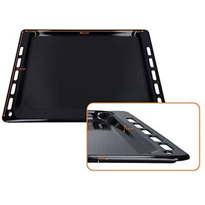 DL-pro Backblech emailliert 44,5x37,5x1,7cm für Bauknecht Whirlpool Ignis 481010683241 Ofenblech Backofenblech Blech für Backofen Herd DL-pro Backblech emailliert 44,5x37,5x1,7cm für Bauknecht Whirlpool Ignis 481010683241 Ofenblech Backofenblech Blech für Backofen Herd