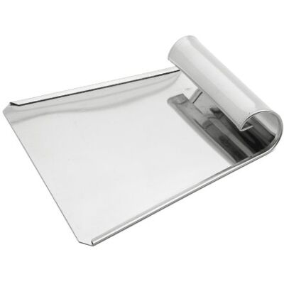 Weis Teigschaber aus Edelstahl in der Farbe Silber, Maße: 10cm x 12cm x 2,1cm, 14847 Weis Teigschaber aus Edelstahl in der Farbe Silber, Maße: 10cm x 12cm x 2,1cm, 14847