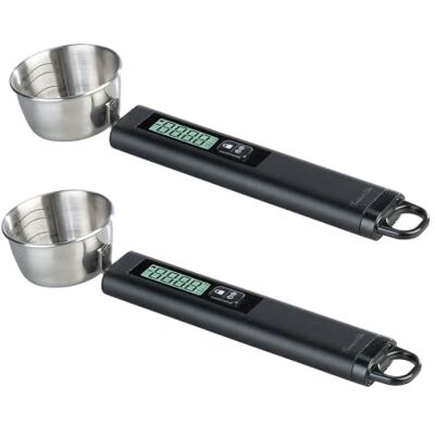Rosenstein & Söhne 2er-Set Digitale Löffel-Waage mit Edelstahl-Löffel, bis 300 g Rosenstein & Söhne 2er-Set Digitale Löffel-Waage mit Edelstahl-Löffel, bis 300 g