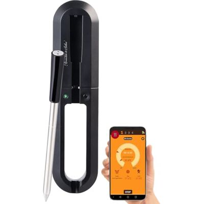 Rosenstein & Söhne Ofenthermometer: Kabelloses Braten- und Fleischthermometer für Grill oder Ofen, App (Bratenthermometer kabellos, Grillthermometer kabellos, BBQ) Rosenstein & Söhne Ofenthermometer: Kabelloses Braten- und Fleischthermometer für Grill oder Ofen, App (Bratenthermometer kabellos, Grillthermometer kabellos, BBQ)