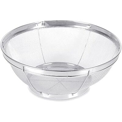 Generic Edelstahl Küchensieb Nudelsieb, Ø18.5-31cm, Mikroperforiertes Abtropfsieb Seiher Mehlsieb zum Ablaufen & Spülen von Küche/Nudel/Gemüse/Obst/Reis, Spülmaschinenfest (A, 18.5cm) Generic Edelstahl Küchensieb Nudelsieb, Ø18.5-31cm, Mikroperforiertes Abtropfsieb Seiher Mehlsieb zum Ablaufen & Spülen von Küche/Nudel/Gemüse/Obst/Reis, Spülmaschinenfest (A, 18.5cm)