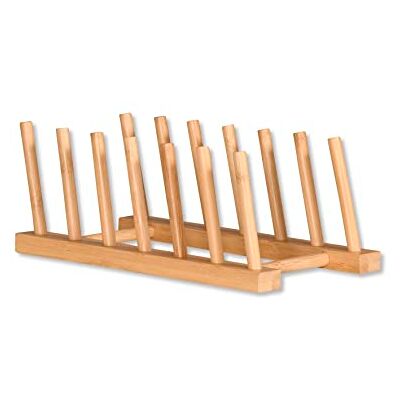 Kesper Tellerständer Bambus Geschirständer Maße: 25 x 14 x 8cm Kesper Tellerständer Bambus Geschirständer Maße: 25 x 14 x 8cm