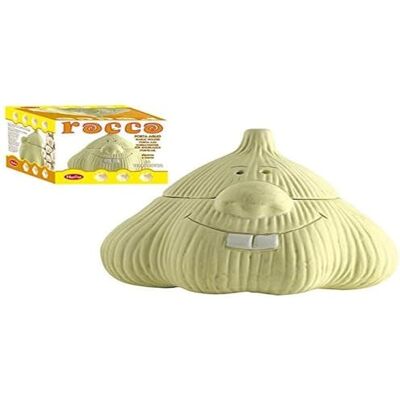 HOME Rocco Knoblauchhalter, Terrakotta, Gelb, 18 x 18 x 18 cm HOME Rocco Knoblauchhalter, Terrakotta, Gelb, 18 x 18 x 18 cm