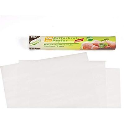 PAPSTAR Butterbrotpapier, 25x30cm, 100Blatt PAPSTAR Butterbrotpapier, 25x30cm, 100Blatt