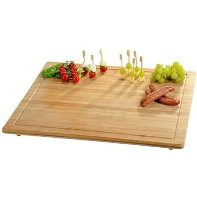 Kesper XXL Schneideplatte Abdeckplatte extra groß 56 x 50 x 4 cm Backbrett FSC Bambus ideal auch Schneideplatte oder Hackbrett Kesper XXL Schneideplatte Abdeckplatte extra groß 56 x 50 x 4 cm Backbrett FSC Bambus ideal auch Schneideplatte oder Hackbrett