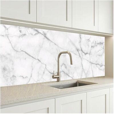 Dimex Küchenrückwand Folie selbstklebend WEISSER MARMOR Klebefolie Dekofolie Spritzschutz für Küche Made in EU 180 cm x 60 cm Dimex Küchenrückwand Folie selbstklebend WEISSER MARMOR Klebefolie Dekofolie Spritzschutz für Küche Made in EU 180 cm x 60 cm