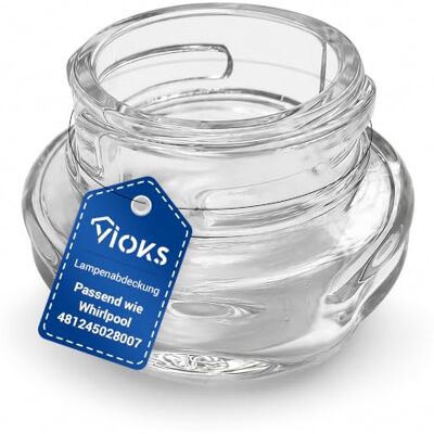 VIOKS Lampenabdeckung Backofen Ersatz für Whirlpоol 481245028007 Backofenlampe Abdeckung Glas Lampenglas Ersatzglas Lampenkalotte Glashaube, für Glühbirne Glühlampe Ofen Herd VIOKS Lampenabdeckung Backofen Ersatz für Whirlpоol 481245028007 Backofenlampe Abdeckung Glas Lampenglas Ersatzglas Lampenkalotte Glashaube, für Glühbirne Glühlampe Ofen Herd