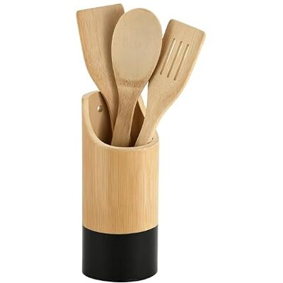 Kesper 81161 Küchenhelfer-Set Bambusholz, natur-grün, 21,5 x 9 x 9 cm 4-tlg. rund Kesper 81161 Küchenhelfer-Set Bambusholz, natur-grün, 21,5 x 9 x 9 cm 4-tlg. rund