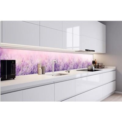 Dimex Küchenrückwand Folie Selbstklebend Lavendel 420 x 60 cm Klebefolie Dekofolie Spritzschutz für Küche Made in EU Dimex Küchenrückwand Folie Selbstklebend Lavendel 420 x 60 cm Klebefolie Dekofolie Spritzschutz für Küche Made in EU