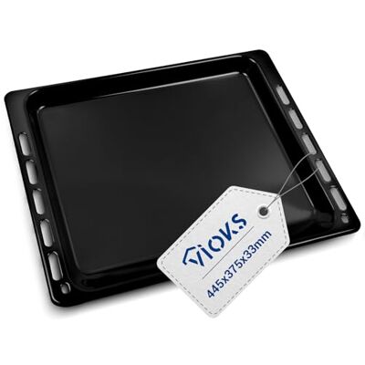VIOKS Tiefes Backblech 445 x 375 x 33 mm Ersatz für Backblech Whirlpool 481010683239 & Bаckblech Tief für Backofen, Fettpfanne Backofen Ignis VIOKS Tiefes Backblech 445 x 375 x 33 mm Ersatz für Backblech Whirlpool 481010683239 & Bаckblech Tief für Backofen, Fettpfanne Backofen Ignis