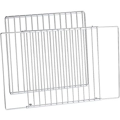 Rosenstein & Söhne Grillrost: 2er-Set Universal-Backofenroste, ausziehbar von 35-61 cm, 32 cm tief (Grillrost ausziehbar, Rost Ofen, Kühlschrank) Rosenstein & Söhne Grillrost: 2er-Set Universal-Backofenroste, ausziehbar von 35-61 cm, 32 cm tief (Grillrost ausziehbar, Rost Ofen, Kühlschrank)