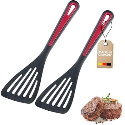 Westmark 2 Pfannenwender, Länge: 30 cm, Gallant, Schwarz/Rot, 293522E3 Westmark 2 Pfannenwender, Länge: 30 cm, Gallant, Schwarz/Rot, 293522E3