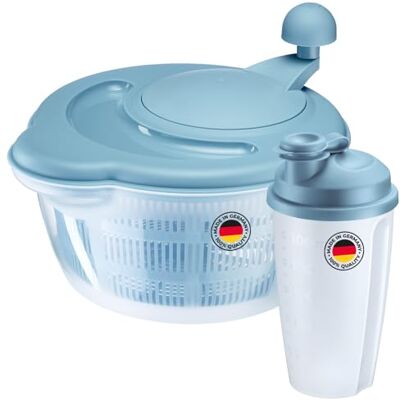 Westmark 243222E8 Salatschleuder, PP, PE, Apfelgrün/Blau Westmark 243222E8 Salatschleuder, PP, PE, Apfelgrün/Blau