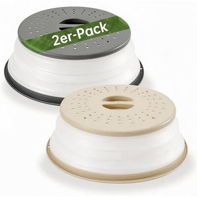 Generic 2 Stück Faltbare Mikrowellen Abdeckung, Deckel für Mikrowelle, Abdeckhaube für Mikrowellen deckel, Hoch Mikrowellen Spritzschutz, Faltbare Mikrowellenabdeckungen mit Haken, Mikrowellenhaube, Mikrowell Generic 2 Stück Faltbare Mikrowellen Abdeckung, Deckel für Mikrowelle, Abdeckhaube für Mikrowellen deckel, Hoch Mikrowellen Spritzschutz, Faltbare Mikrowellenabdeckungen mit Haken, Mikrowellenhaube, Mikrowell