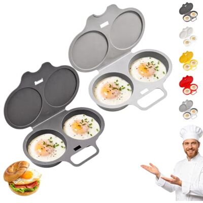 Generic Eierdampfer Mikrowelle 6,3 Zoll Dual-Kammer PP, wiederverwendbar Ölfreies Kochen, gleichmäßige Wärmezirkulation, 16 x 11,4 cm, wiederverwendbar für Morgenmahlzeiten (K) Generic Eierdampfer Mikrowelle 6,3 Zoll Dual-Kammer PP, wiederverwendbar Ölfreies Kochen, gleichmäßige Wärmezirkulation, 16 x 11,4 cm, wiederverwendbar für Morgenmahlzeiten (K)