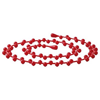 mastrad Backkette Silikon – Blindbackhilfe für Tarte & Quiche bis 28 cm – 77 Kugeln – Wiederverwendbar – BPA-frei – Rot mastrad Backkette Silikon – Blindbackhilfe für Tarte & Quiche bis 28 cm – 77 Kugeln – Wiederverwendbar – BPA-frei – Rot