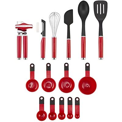 KitchenAid 15 tlg. K??chenutensilien-Set KO447BXERI -Lipire Red KitchenAid 15 tlg. K??chenutensilien-Set KO447BXERI -Lipire Red