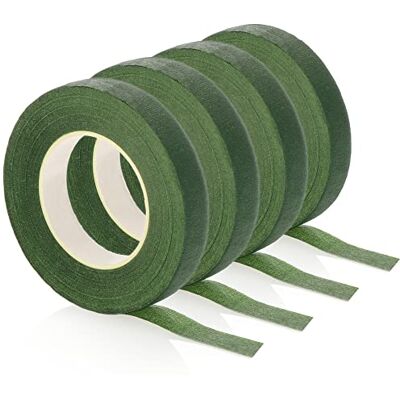 com-four ® 4x Flower Tape, Kreppband selbstklebend Floristen Wickelband für Blumen und Pflanzen Bastelkrepp com-four ® 4x Flower Tape, Kreppband selbstklebend Floristen Wickelband für Blumen und Pflanzen Bastelkrepp