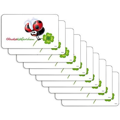 Kesper 10er SET 32301 Dekor-Frühstücksbrettchen GLÜCKSKÄFER Melamin Kesper 10er SET 32301 Dekor-Frühstücksbrettchen GLÜCKSKÄFER Melamin