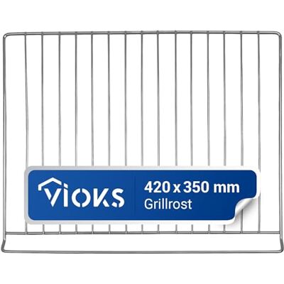 VIOKS Grillrost Backofen Ersatz für AEG Elеctrolux Juno Zanussi 3546220033 Backofenrost Gitter Ofenrost Grillgitter Backrost Bratrost Ofengitter Gitterrost, ersetzt 354622003/3, 420x350mm, für Herd VIOKS Grillrost Backofen Ersatz für AEG Elеctrolux Juno Zanussi 3546220033 Backofenrost Gitter Ofenrost Grillgitter Backrost Bratrost Ofengitter Gitterrost, ersetzt 354622003/3, 420x350mm, für Herd