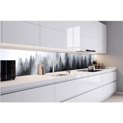 Dimex Küchenrückwand Folie Selbstklebend NEBLIG 420 x 60 cm Klebefolie Dekofolie Spritzschutz für Küche Made in EU Dimex Küchenrückwand Folie Selbstklebend NEBLIG 420 x 60 cm Klebefolie Dekofolie Spritzschutz für Küche Made in EU