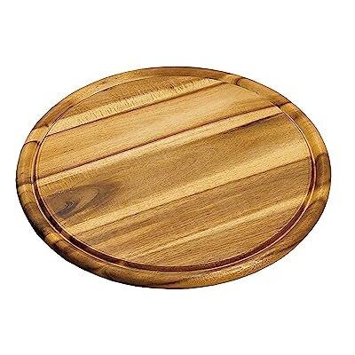 Kesper Fleischteller mit Saftrille Frühstücksbrettchen Essbrett Akazienholz rund 30 cm ø Kesper Fleischteller mit Saftrille Frühstücksbrettchen Essbrett Akazienholz rund 30 cm ø
