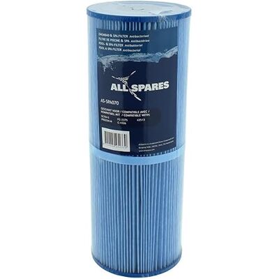 AllSpares Whirlpool Filterkartusche SC704-S, 42513 antibakteriell Ø130x340 mm AllSpares Whirlpool Filterkartusche SC704-S, 42513 antibakteriell Ø130x340 mm
