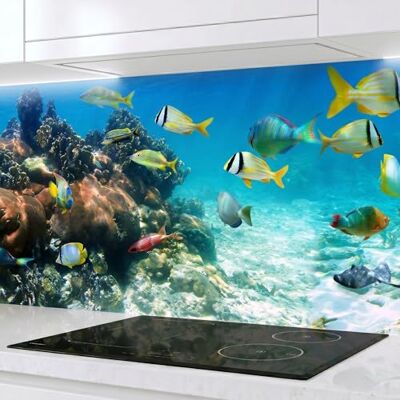 Rodnik Küchenrückwand – monolithische ABS-Platte mit Direktdruck, formstabil und langlebig. Große Motivauswahl (Unterwasserwelt, 60x200 cm) Rodnik Küchenrückwand – monolithische ABS-Platte mit Direktdruck, formstabil und langlebig. Große Motivauswahl (Unterwasserwelt, 60x200 cm)