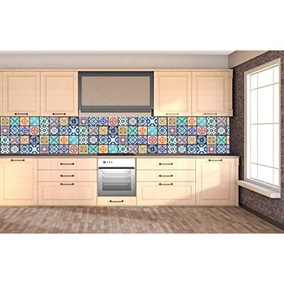 Dimex Küchenrückwand Folie selbstklebend AZULEJOS Klebefolie Dekofolie Spritzschutz für Küche Made in EU 350 cm x 60 cm Dimex Küchenrückwand Folie selbstklebend AZULEJOS Klebefolie Dekofolie Spritzschutz für Küche Made in EU 350 cm x 60 cm