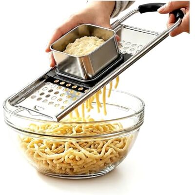 Generic Spätzlehobel Edelstahl, Spätzlepresse mit Teigschlitten, Spätzlesieb, Spätzlereibe Ist Spülmaschinenfest, Spätzle Set, Spätzlepresse Spätzlesieb, für Selbstgemachte Spätzle und Knöpfle Generic Spätzlehobel Edelstahl, Spätzlepresse mit Teigschlitten, Spätzlesieb, Spätzlereibe Ist Spülmaschinenfest, Spätzle Set, Spätzlepresse Spätzlesieb, für Selbstgemachte Spätzle und Knöpfle