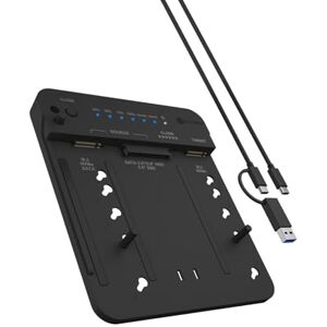 ICY BOX HDD/M.2 NVMe SSD Docking Station USB 3.2 Gen 2 (10 Gbit/s), Festplatten Klonstation & Lesegerät (SATA 2,5/3,5 Zoll & M.2 NVMe), Extern, Adapter, USB-C & USB-A, IB-2913MCL-C31 ICY BOX HDD/M.2 NVMe SSD Docking Station USB 3.2 Gen 2 (10 Gbit/s), Festplatten Klonstation & Lesegerät (SATA 2,5/3,5 Zoll & M.2 NVMe), Extern, Adapter, USB-C & USB-A, IB-2913MCL-C31