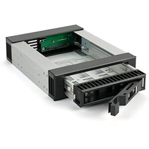 Fantec 2188 BP-T3525 SAS I,II + SATA I,II,III Wechselrahmen für eine 3,5"/2,5" HDD oder SSD in einem 5,25" Einschub. Festplattenträger. Aluminiumgehäuse. Front in schwarz Fantec 2188 BP-T3525 SAS I,II + SATA I,II,III Wechselrahmen für eine 3,5"/2,5" HDD oder SSD in einem 5,25" Einschub. Festplattenträger. Aluminiumgehäuse. Front in schwarz