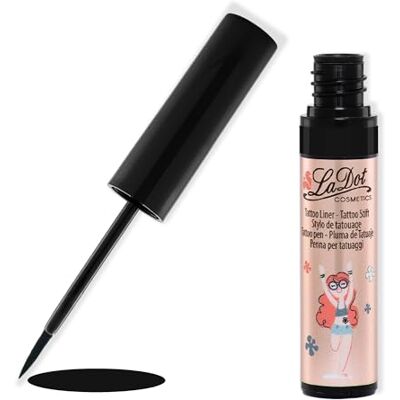 Ladot Wasserfester Tattoo Liner 4ml schwarz. Für temporäre Tattoos zum Selbstgestalten, Ausmalen und Verzieren. Vegan, tierversuchsfrei und hypoallergen. Wasserfest, hält mehrere Tage. Ladot Wasserfester Tattoo Liner 4ml schwarz. Für temporäre Tattoos zum Selbstgestalten, Ausmalen und Verzieren. Vegan, tierversuchsfrei und hypoallergen. Wasserfest, hält mehrere Tage.