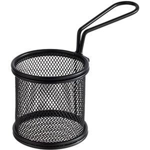 APS 40624 Servier-Frittierkorb SNACKHOLDER, Snackkorb, Edelstahl, Ø 8 cm, schwarz APS 40624 Servier-Frittierkorb SNACKHOLDER, Snackkorb, Edelstahl, Ø 8 cm, schwarz