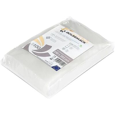 Bolsemack Vakuumierbeutel 25x35cm Vakuumbeutel 100 Stück für alle Vakuumierer & Lebensmittel Vakuumiergerät Vacuum bags sehr stark & reißfest Vakuumbeutel lebensmittel BPA-frei Bolsemack Vakuumierbeutel 25x35cm Vakuumbeutel 100 Stück für alle Vakuumierer & Lebensmittel Vakuumiergerät Vacuum bags sehr stark & reißfest Vakuumbeutel lebensmittel BPA-frei